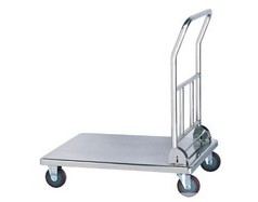 Collapsible stainless steel hand truck